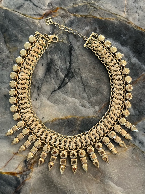 BCBGMaxAzria Jewelry - BCNG Gold Statement Collar Necklace - Women Jewelry